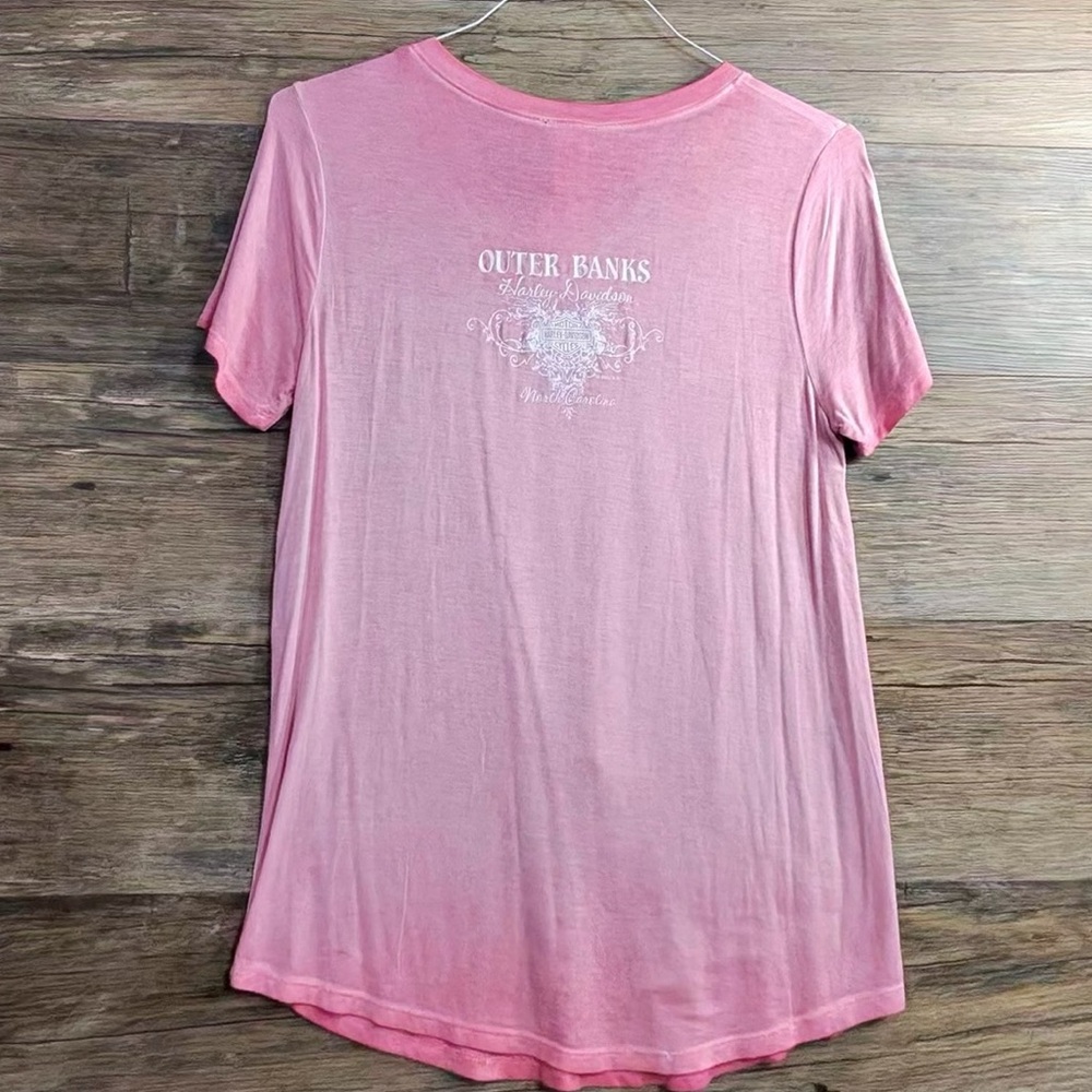 Harley-Davidson Pink Short Sleeve Tee - Picture 2 of 8